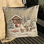 Christmas decorative pillow cover WINTER LANDSCAPE