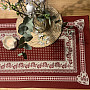 Tapestry tablecloth TYROLEAN red