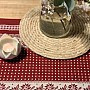 Tapestry tablecloth TYROLEAN red