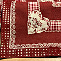 Tapestry tablecloth TYROLEAN red