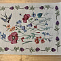 Tapestry tablecloth MEADOW WITH A SWALLOW