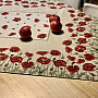 Tapestry tablecloth and scarf POPPIES