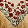 Tapestry tablecloth and scarf POPPIES
