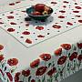 Tapestry tablecloth and scarf POPPIES