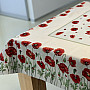 Tapestry tablecloth and scarf POPPIES