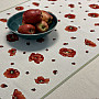Tapestry tablecloth and scarf POPPIES
