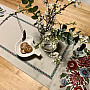 Tapestry tablecloth, scarf PAINTED FLOWERS