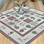 Tapestry tablecloth and scarf FLOWERS FROM PROVENCE