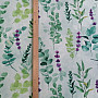 Decorative fabric LEAVES green