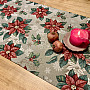 Tapestry tablecloth, scarf RED CHRISTMAS STAR