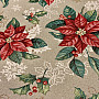 Tapestry tablecloth, scarf RED CHRISTMAS STAR