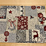 Tapestry tablecloth, scarf MODERN CHRISTMAS