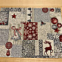 Tapestry tablecloth and scarf MODERN CHRISTMAS
