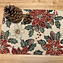 Tapestry tablecloth, scarf CHRISTMAS ROSE BARDI