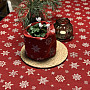 Tapestry tablecloth, scarf RED FLAKE