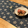 Gobelin tablecloth, scarf Blue flake