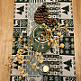 Tapestry tablecloth, scarf DEER GREEN
