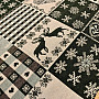 Tapestry tablecloth, scarf DEER GREEN