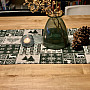 Tapestry tablecloth, scarf DEER GREEN