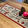 Tapestry tablecloth, shawl MODERN CHRISTMAS