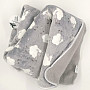 Baby blanket SHEEP with sheep light gray