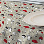 Decorative fabric MUSHROOMS