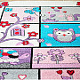 Children&#39;s rug ANIMALS cream