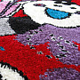 Children's rug BELLA Butterflies red