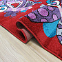Children's rug BELLA Butterflies red