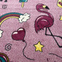 Children&#39;s piece rug PLAY flamingo