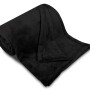 Black microflannel blanket