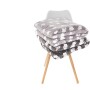Baby blanket SHEEP with sheep light gray