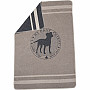 Cotton blanket DF  for dogs BEST FRIEND dark gray