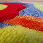 Children's carpet KIDS GIRAFFE blue