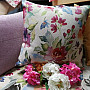Tapestry cushion cover PASTEL FLOWERS