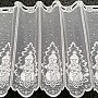 CHRISTMAS jacquard curtain for the SNOWMAN stained glass window