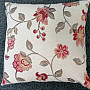 Decorative pillow tapestry LOTUS brown - big flower