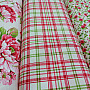 Decorative fabric LAURA - check pink