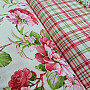 Decorative fabric LAURA - check pink