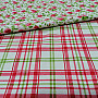 Decorative fabric LAURA - check pink