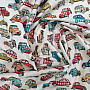 Cotton fabric AUTO colorful