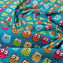 Decorative fabric MINI OWLS 6