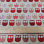 Decorative fabric MINI OWLS 4