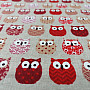 Decorative fabric MINI OWLS 4