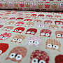 Decorative fabric MINI OWLS 4