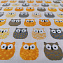 Decorative fabric MINI OWLS 3