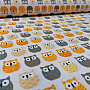 Decorative fabric MINI OWLS 3
