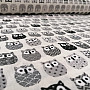 Decorative fabric MINI OWLS 8