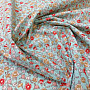 Cotton fabric SARINA flowers blue