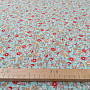 Cotton fabric SARINA flowers blue